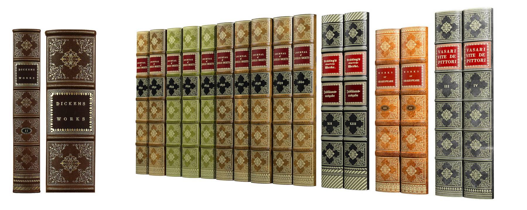 grzbiety atrapy książek