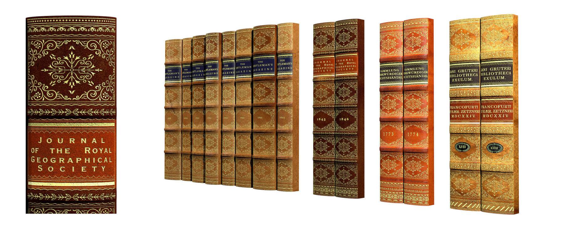 grzbiety atrapy książek