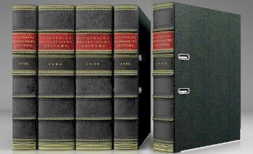 Tłoczony segregator skórkowy