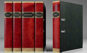 Skórzane segregatory personalizowane