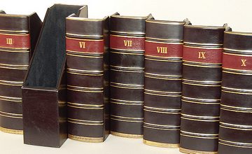 Skórzane pudło segregator personalizowany